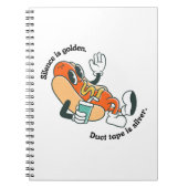 stilte is goud notitieboek (Voorkant)