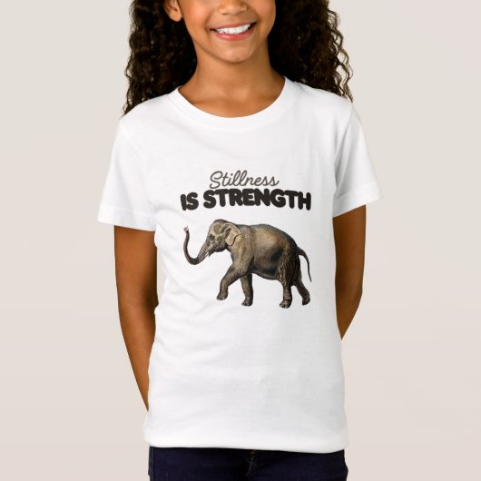 Stilte is kracht t-shirt (Voorkant)
