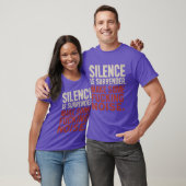 Stilte is overgave t-shirt (Unisex)