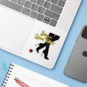 Stilte, Koningin Talkin! Sticker – Kickin’ Bad Vib (Laptop met iPhone)