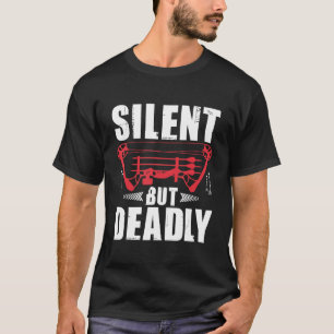Stilte maar dodelijk - Pijl boogschieten boogschut T-shirt