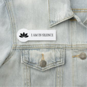 Stilte Meditation - Lotus Flower Label Naamplaatje (In situ)