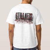 STILTE | Melancholie x typografie T-shirt (Achterkant)