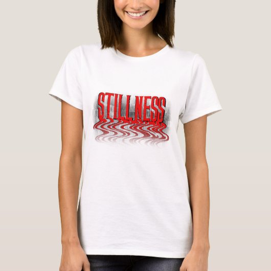 STILTE | Melancholie x typografie T-shirt (Voorkant)