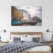 stilte op de zuidoever canvas afdruk (Insitu (Slaapkamer))