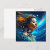 Stilte spreekt | Meditatie Hemelse Kunst Feestdagenkaart (Voorkant / Achterkant)