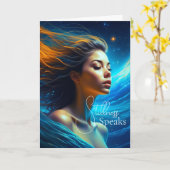 Stilte spreekt | Meditatie Hemelse Kunst Kaart (Gele Bloem)