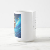 Stilte spreekt | Meditatie Hemelse Kunst Magische Mok (Midden)