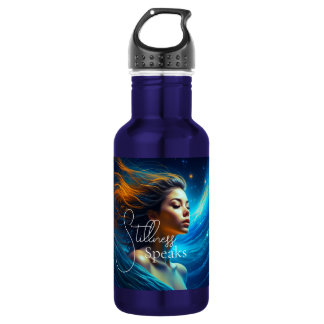 Stilte spreekt | Meditatie Hemelse Kunst Waterfles