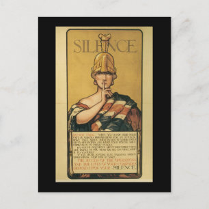 Stilte Tweede Wereldoorlog Briefkaart