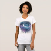 Stilte van de nacht AI-kunst T-shirt (Voorkant volledig)