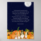 Stilte van een Pumpkin Patch van Laura Jaworski Poster (Voorkant)
