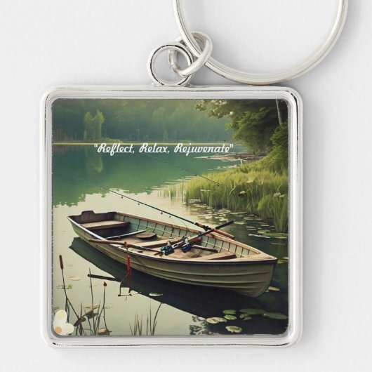 "Stilte van het water" Sleutelhanger (Voorkant)