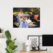 Stilte van James Tissot Poster (Thuiskantoor)