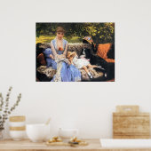 Stilte van James Tissot Poster (Keuken)