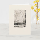 Stilte vinden kaart (Gele Bloem)