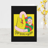 Stilte voor de worm kaart (Gele Bloem)