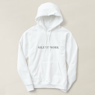 Stilte. Werk.T-shirt Hoodie
