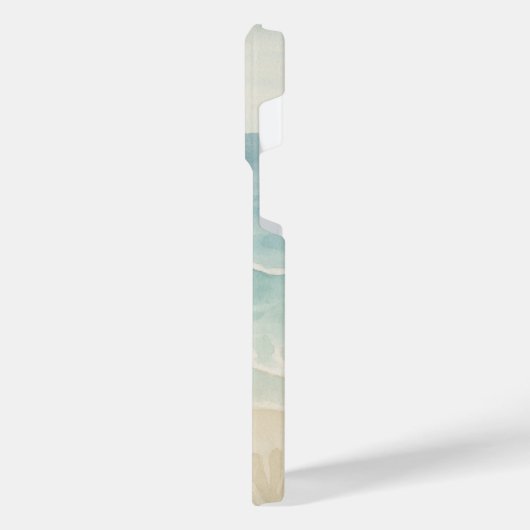 Stilte & Zee — Ocean-geïnspireerd Painted iPhone Hoesje (Linkerkant)