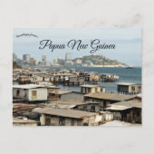 Stiltehuizen in Port Moresby Papoea-Nieuw-Guinea Briefkaart (Voorkant)