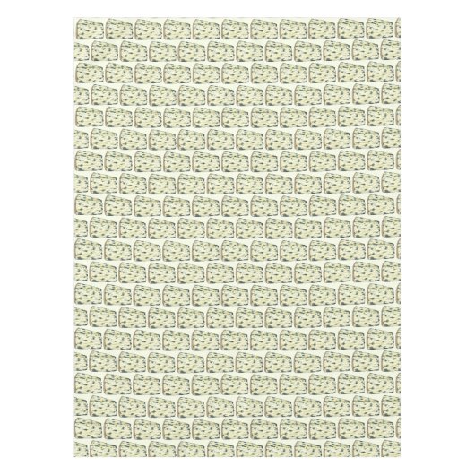 Stilton Blue Bleu Gorgonzola Wedge Cheese Tasting Tafelkleed (Voorkant)