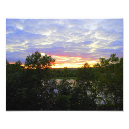 Stilwell Pond Sunset (14 x 11 inch) Foto Afdruk