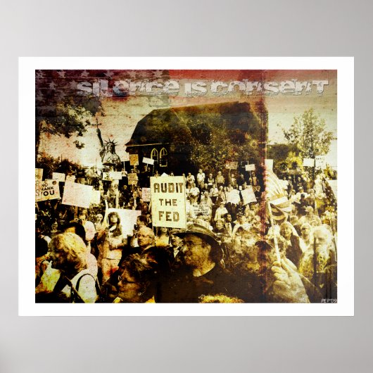 Stilzwijgen is toegestaan poster (Voorkant)