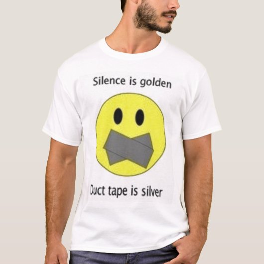 stilzwijgen t-shirt (Voorkant)