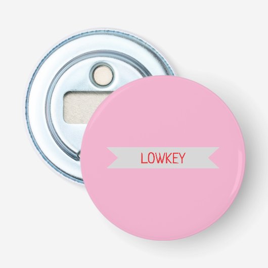 stilzwijgend button flesopener (Voorkant)