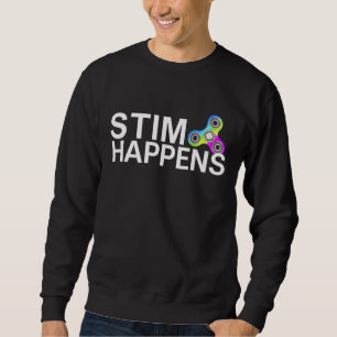 Stim, Fidget Spinner, Stimming Sweatshirt