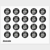 Stim jij ook Bro 1? Ronde Sticker (Vel)