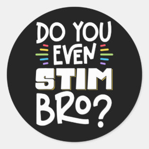 Stim jij ook Bro 1? Ronde Sticker