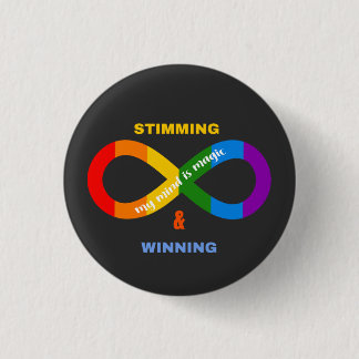 Stimmen & Winnen Neurodiverent Autisme Awareness Ronde Button 3,2 Cm