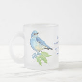 Stimuleer de Schrift Matthew 6:26, de Kunst van de Matglas Koffiemok (Links)