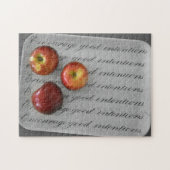 Stimuleer goede bedoelingen rode appels legpuzzel (Horizontaal)