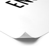 Stimuleer-munt positieve munt woordspeling poster (Hoek)