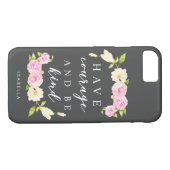 Stimuleren | Elegant Waterverf Floral Case-Mate iPhone Case (Achterkant (Horizontaal))