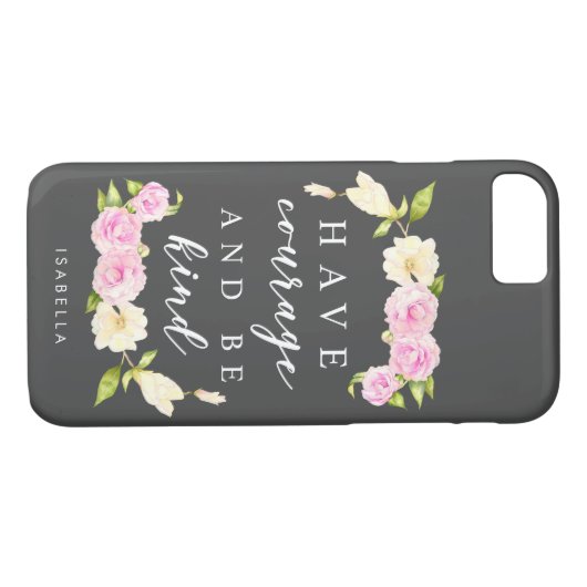 Stimuleren | Elegant Waterverf Floral Case-Mate iPhone Case (Achterkant (Horizontaal))