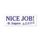 Stimuleren "NICE JOB!" Teacher Rubber Stamp Zelfinktende Stempel (Design)