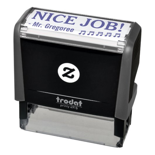 Stimuleren "NICE JOB!" Teacher Rubber Stamp Zelfinktende Stempel (Product)