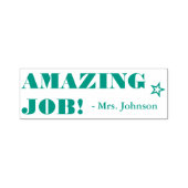 Stimuleren van "AMAZING JOB!" Educator Rubber Stam Zelfinktende Stempel (Design)