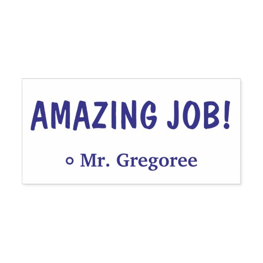 Stimuleren van "AMAZING JOB!" Rubberstempel Zelfinktende Stempel (Design)