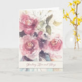 Stimuleren van kankerpatiënten (Christelijk) Kaart (Gele Bloem)