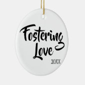 Stimuleren van liefde - Foster Care Adoption Gifts Keramisch Ornament (Rechts)