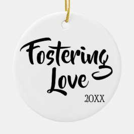 Stimuleren van liefde - Foster Care Adoption Gifts Keramisch Ornament