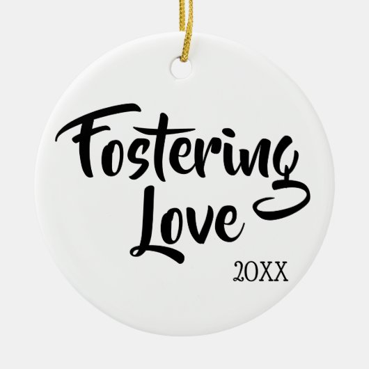Stimuleren van liefde - Foster Care Adoption Gifts Keramisch Ornament (Voorkant)