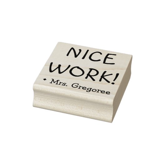 Stimuleren van "NICE WORK!" Rubberstempel sorteren (Stempel)