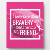 Stimulerende woorden voor een dappere vriend met k fotoplaat (Voorkant)