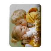 Stimulering feestdag met feestelijke kerstfeesteli magneet (Verticaal)