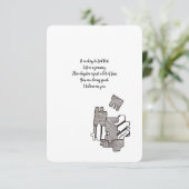 Stimulering, geloof ik in u, een vlakke Kaart (Staand voorkant)